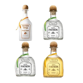 Patron Tequila Four Bottle Bundle (One 375ml, Three 750ml)